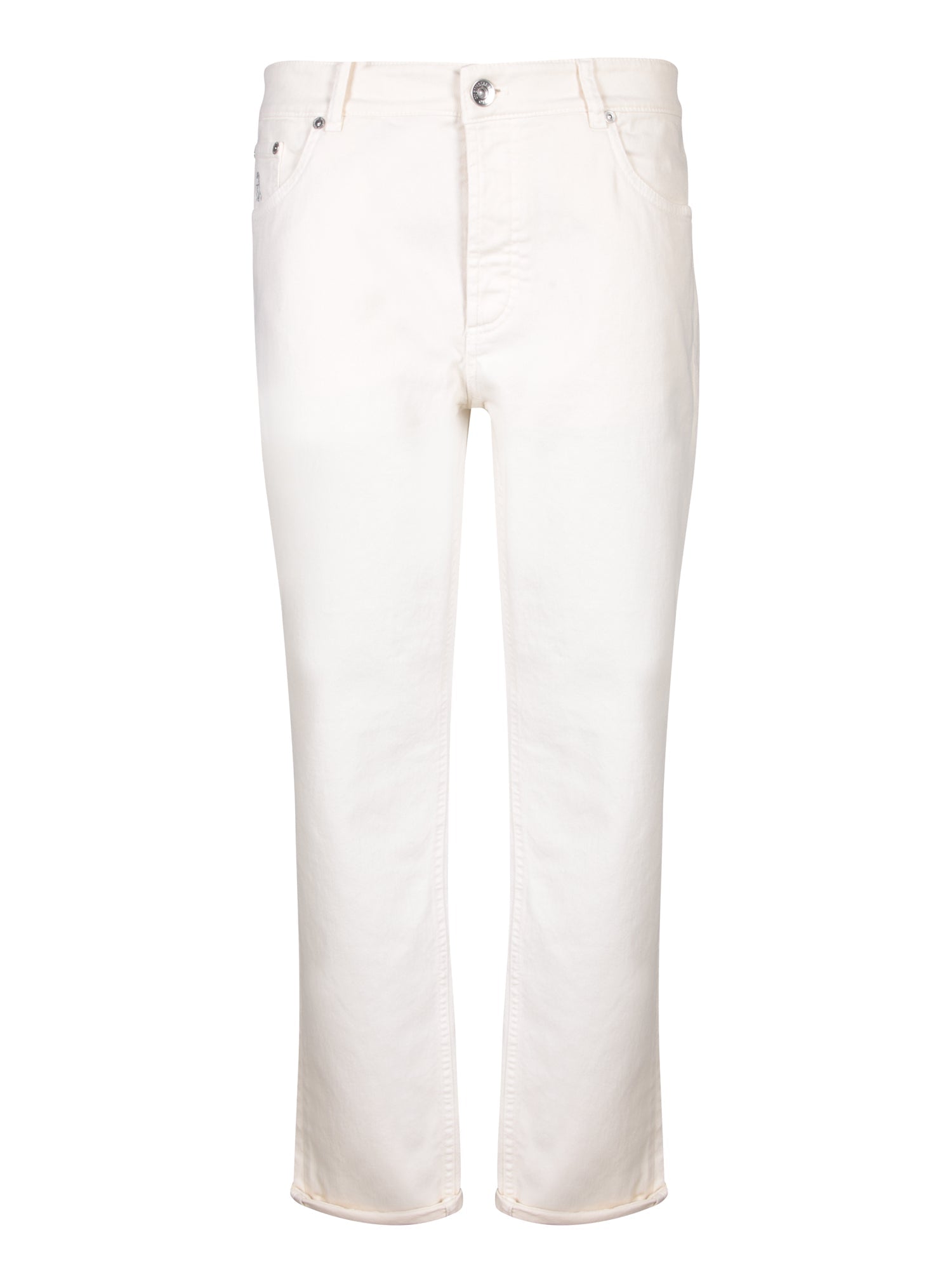 BRUNELLO CUCINELLI-OUTLET-SALE-Trousers WEISS-ARCHIVIST