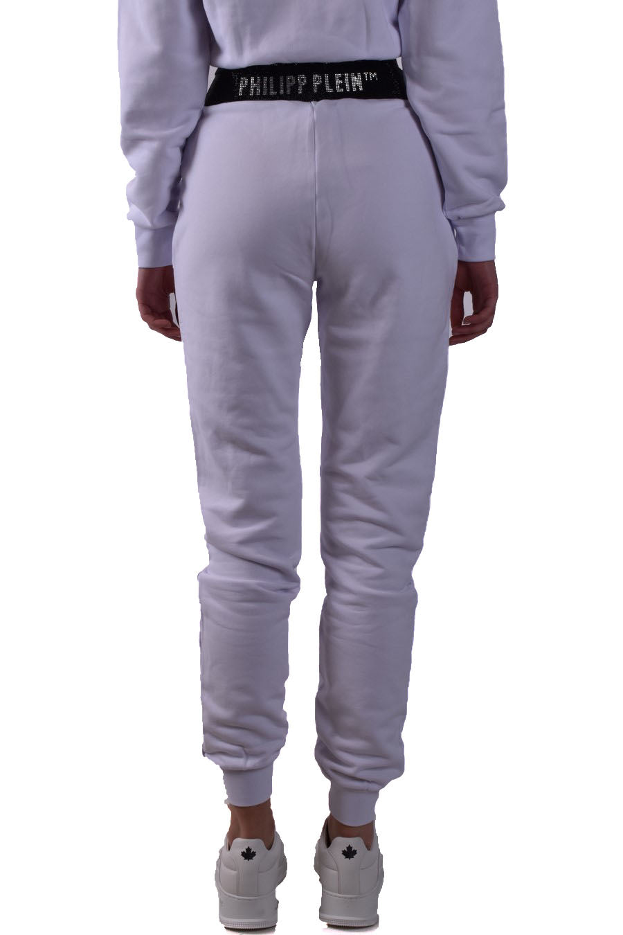 PHILIPP PLEIN-OUTLET-SALE-Trousers WEISS-ARCHIVIST