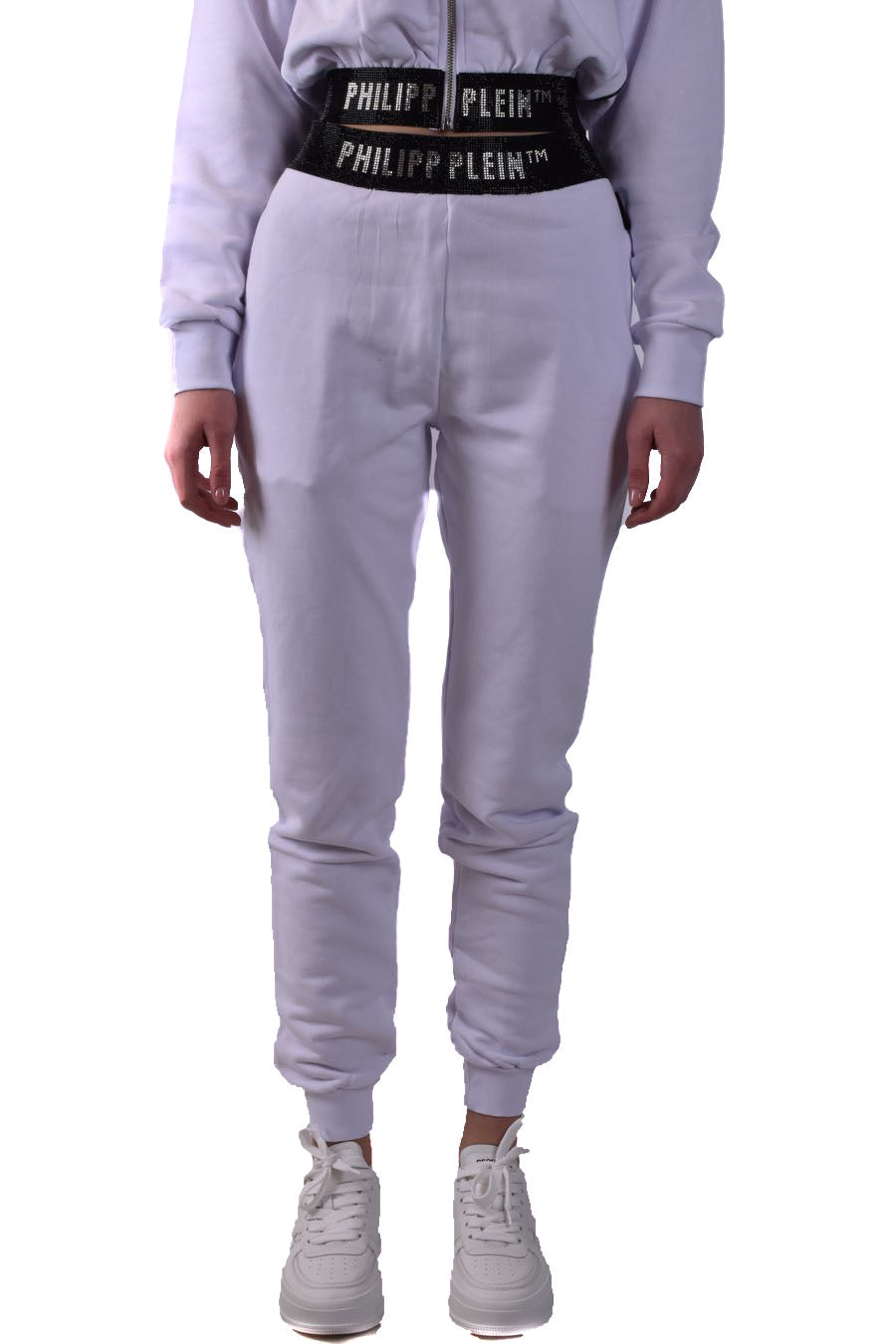 PHILIPP PLEIN-OUTLET-SALE-Trousers WEISS-ARCHIVIST