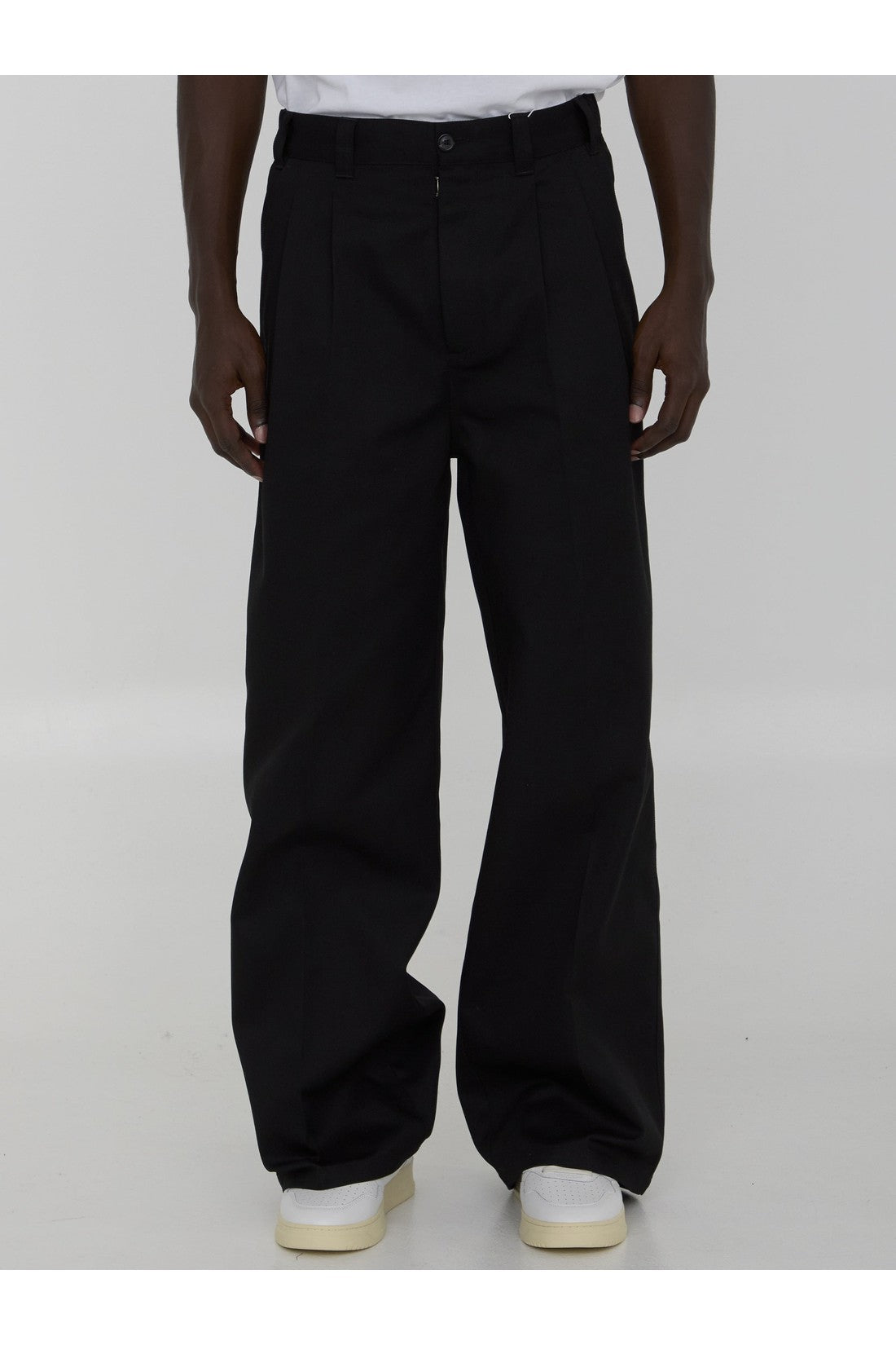 MAISON MARGIELA-OUTLET-SALE-Trousers in cotton blend-ARCHIVIST