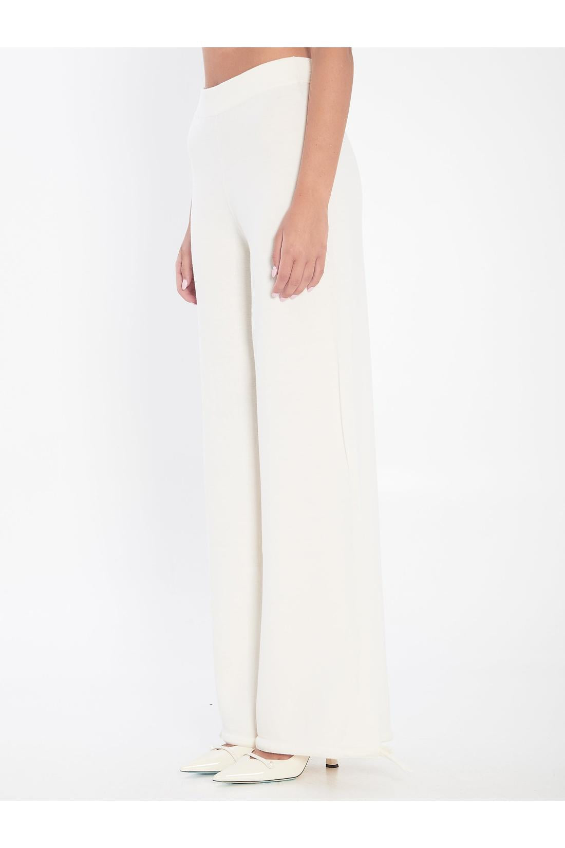 Max Mara-OUTLET-SALE-Trousers in wool yarn-ARCHIVIST