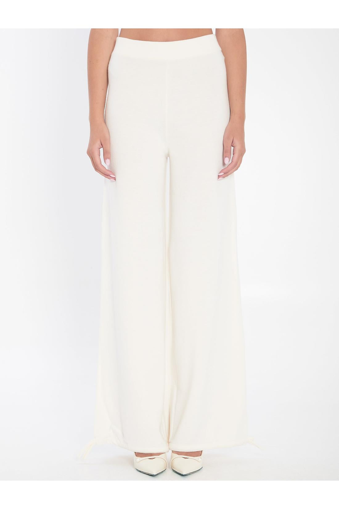 Max Mara-OUTLET-SALE-Trousers in wool yarn-ARCHIVIST