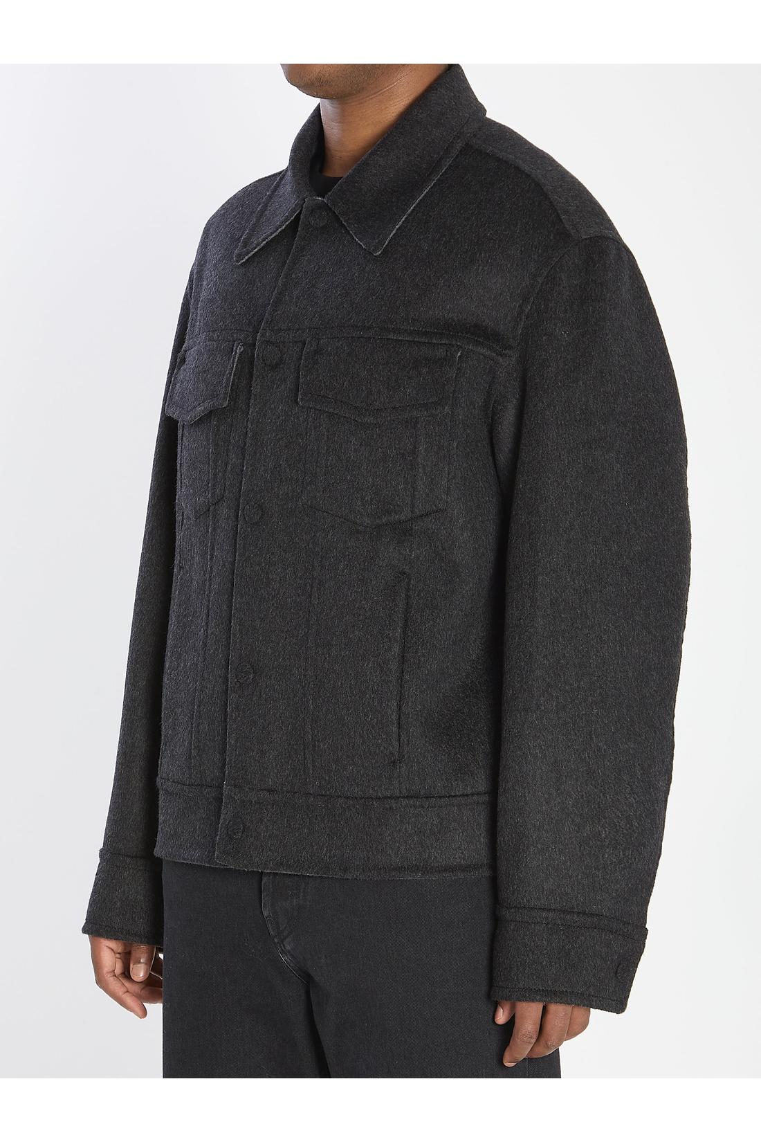 Ami Paris-OUTLET-SALE-Trucker jacket in wool-ARCHIVIST