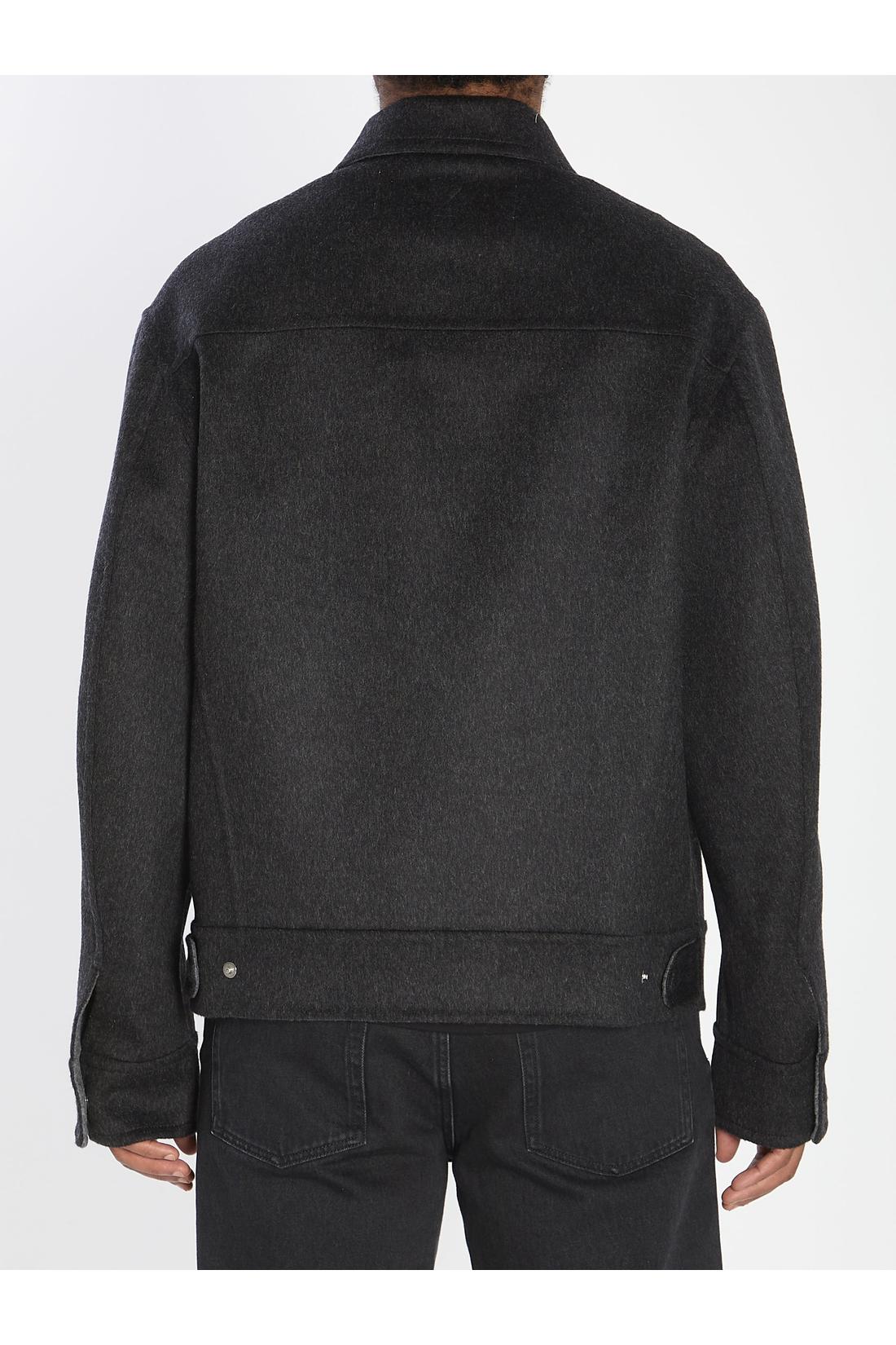 Ami Paris-OUTLET-SALE-Trucker jacket in wool-ARCHIVIST