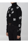 DOLCE&GABBANA-OUTLET-SALE-Turtleneck sweater with DG logo-ARCHIVIST