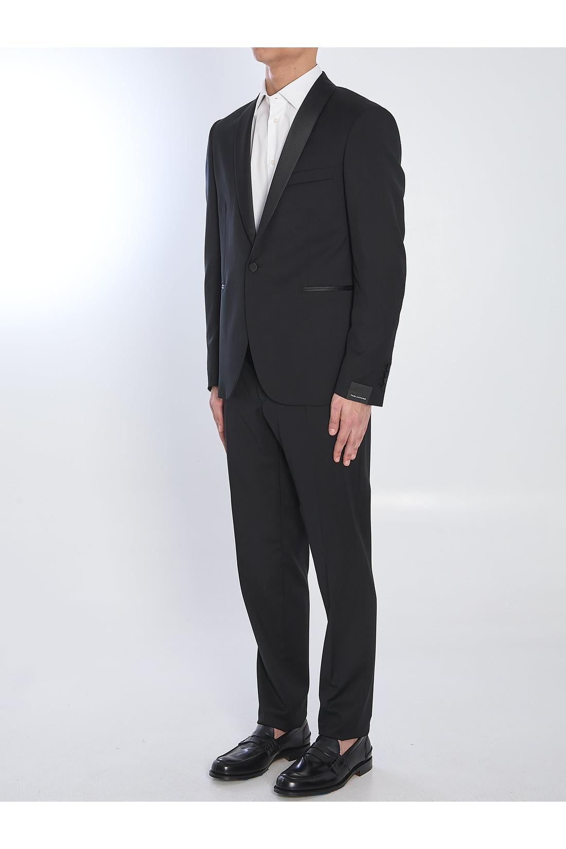Tagliatore-OUTLET-SALE-Tuxedo in virgin wool-ARCHIVIST