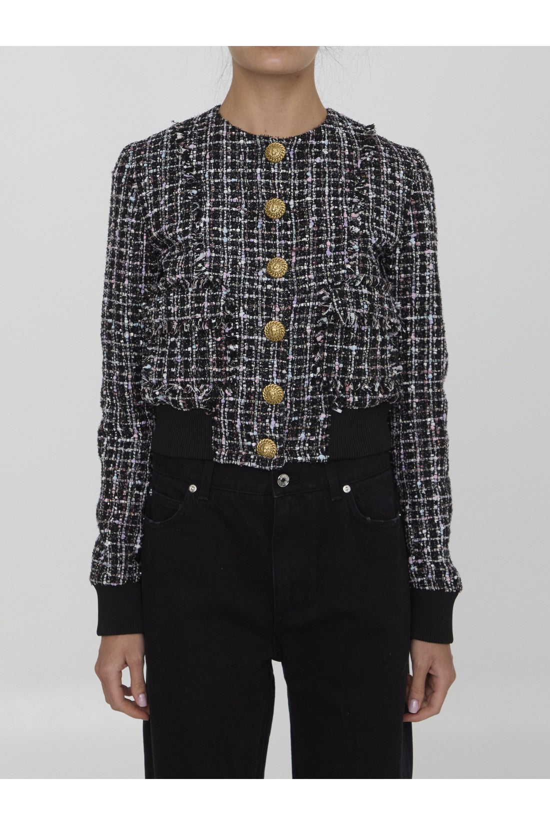 BALMAIN-OUTLET-SALE-Tweed jacket-ARCHIVIST