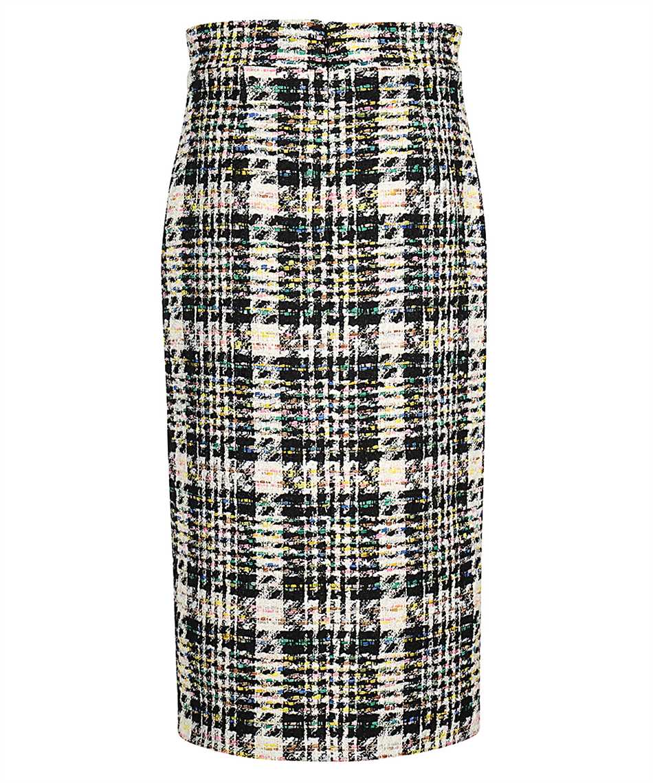 Alexander McQueen-OUTLET-SALE-Tweed midi skirt-ARCHIVIST