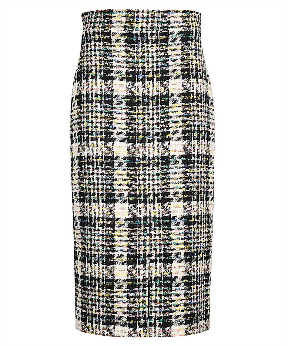 Alexander McQueen-OUTLET-SALE-Tweed midi skirt-ARCHIVIST