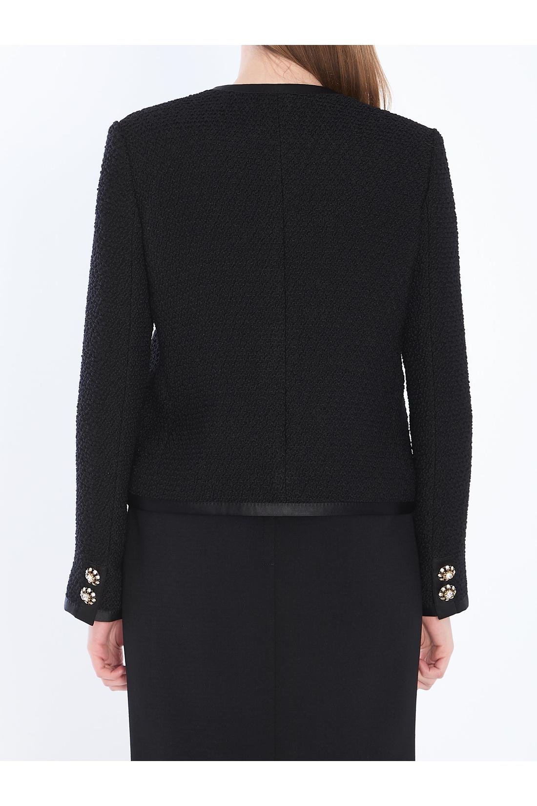 Dolce & Gabbana-OUTLET-SALE-Tweed single-breasted jacket-ARCHIVIST