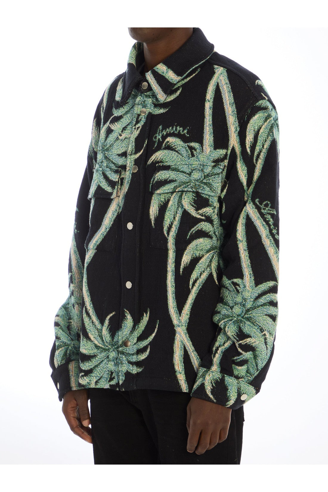 AMIRI-OUTLET-SALE-Twisted Palms Tapestry overshirt-ARCHIVIST