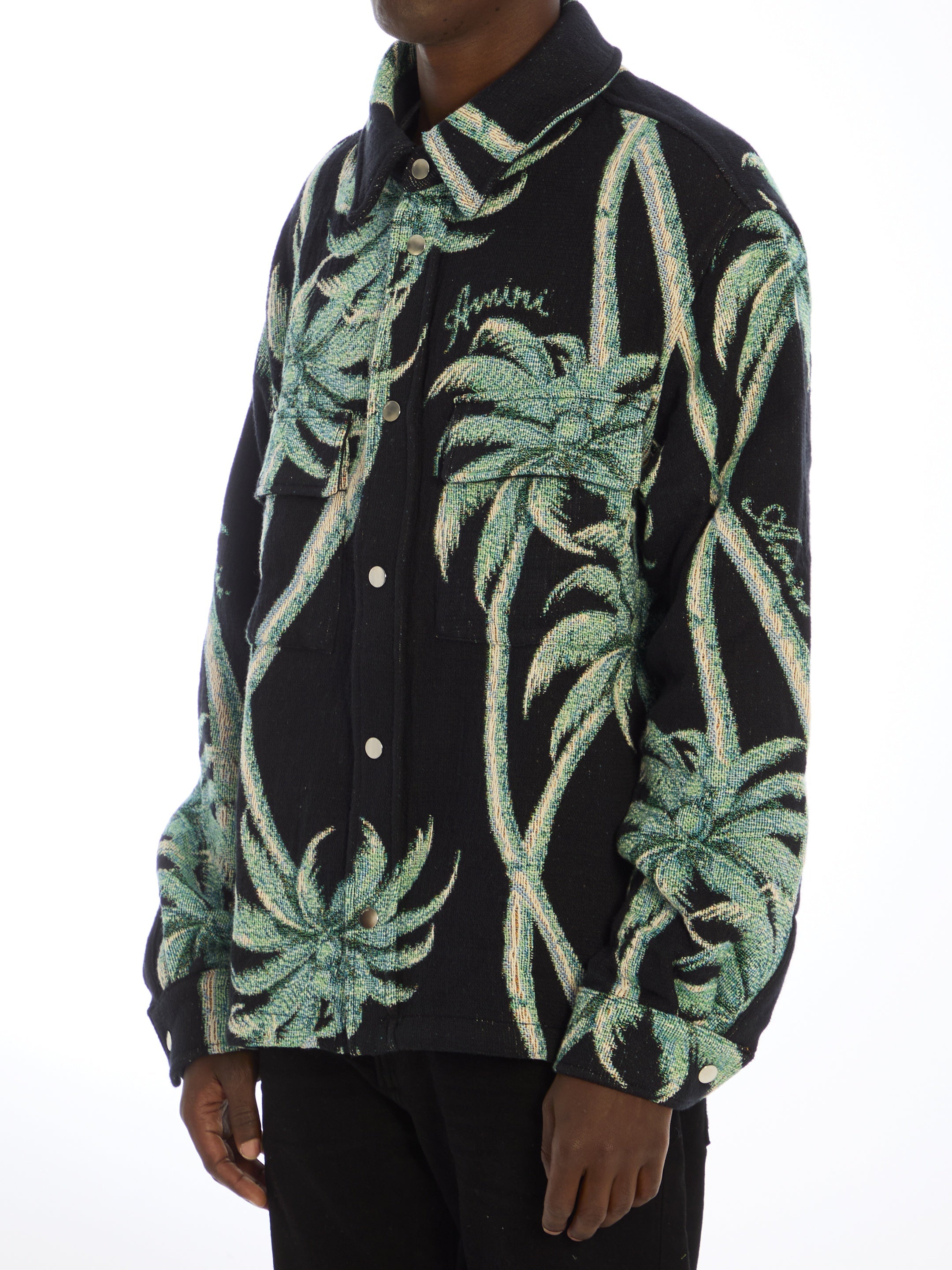 AMIRI-OUTLET-SALE-Twisted Palms Tapestry overshirt-ARCHIVIST