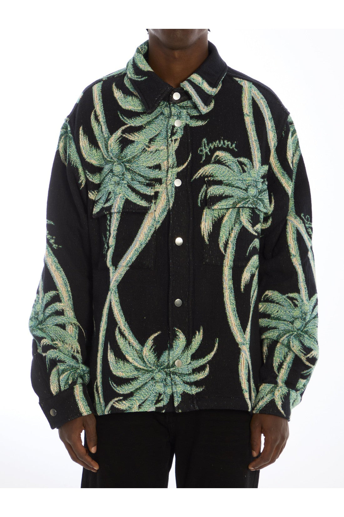 AMIRI-OUTLET-SALE-Twisted Palms Tapestry overshirt-ARCHIVIST