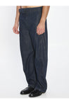 Lemaire-OUTLET-SALE-Twisted belted pants in denim-ARCHIVIST