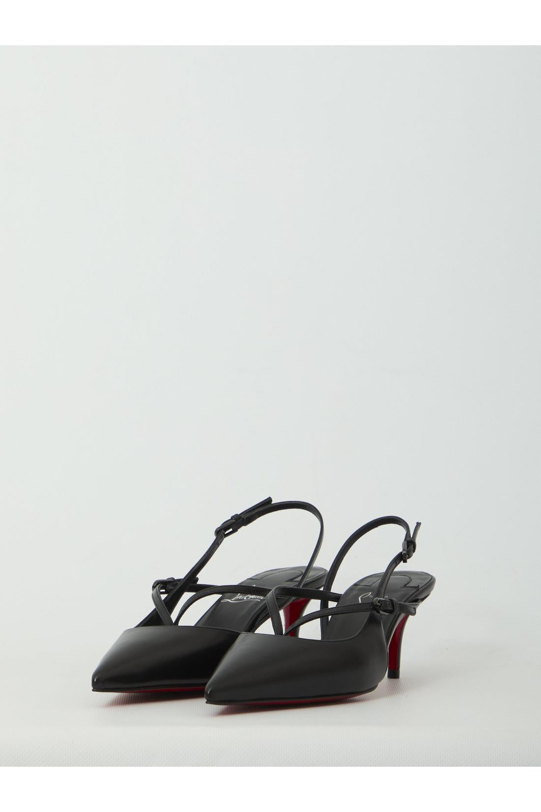 Christian Louboutin-OUTLET-SALE-Twistissimo slingback pumps-ARCHIVIST