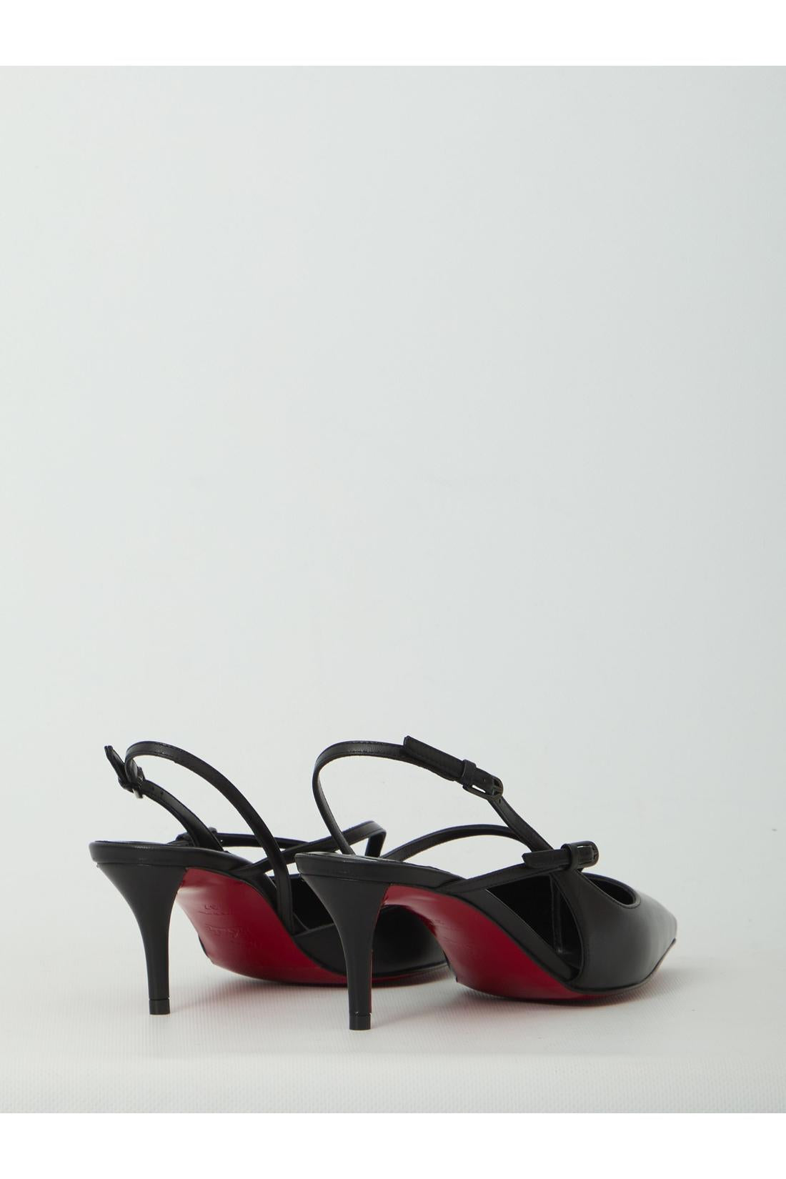 Christian Louboutin-OUTLET-SALE-Twistissimo slingback pumps-ARCHIVIST