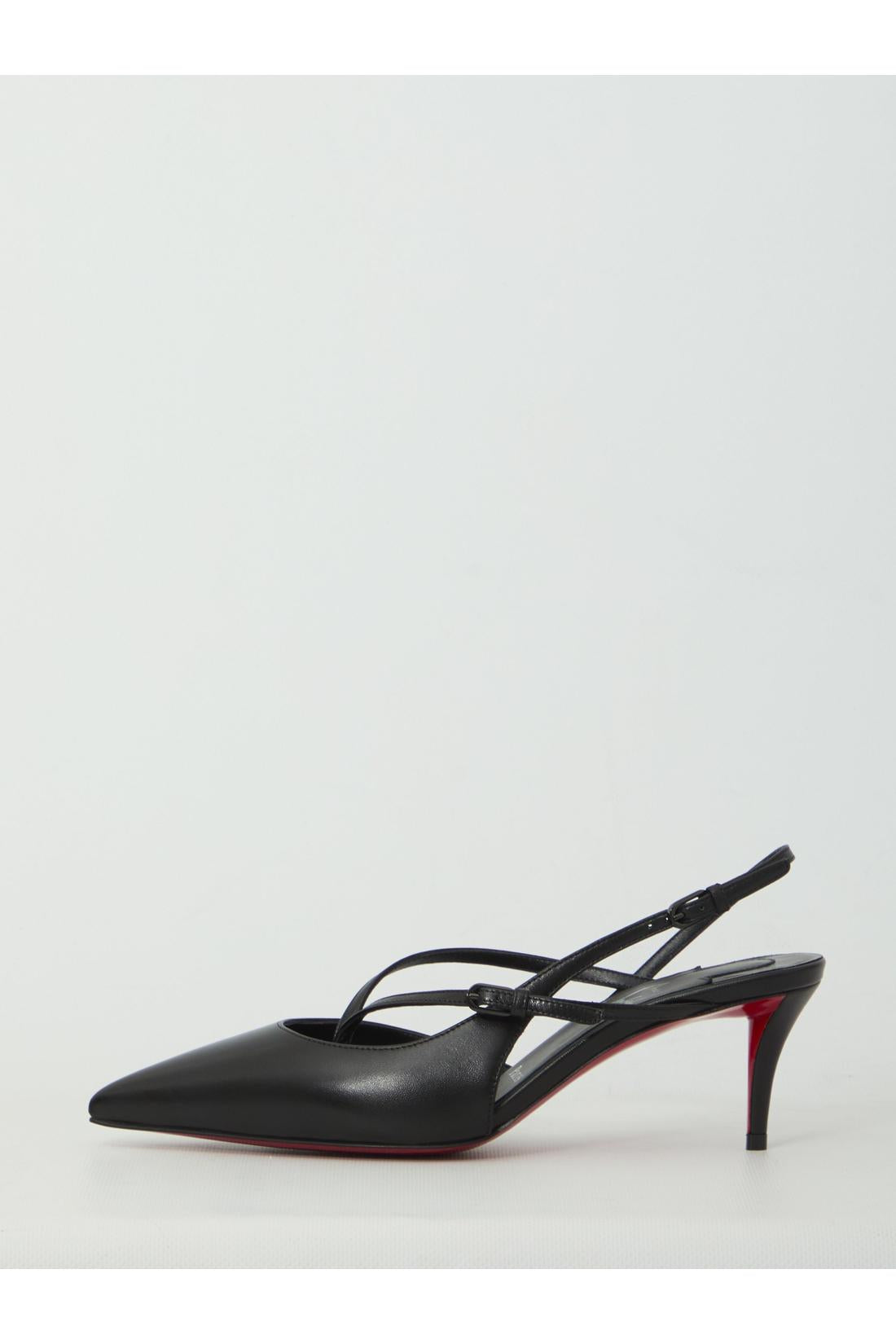 Christian Louboutin-OUTLET-SALE-Twistissimo slingback pumps-ARCHIVIST