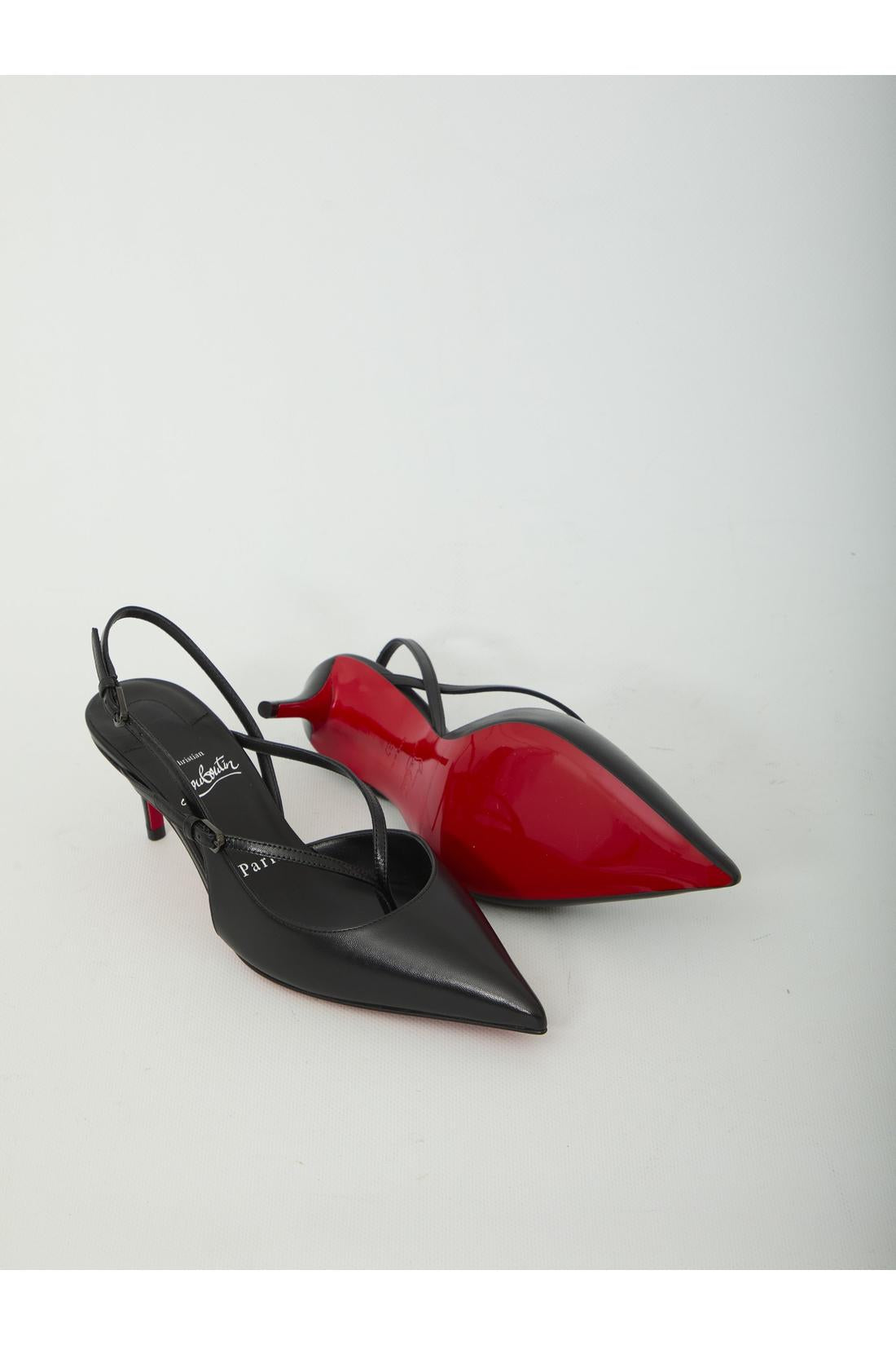 Christian Louboutin-OUTLET-SALE-Twistissimo slingback pumps-ARCHIVIST