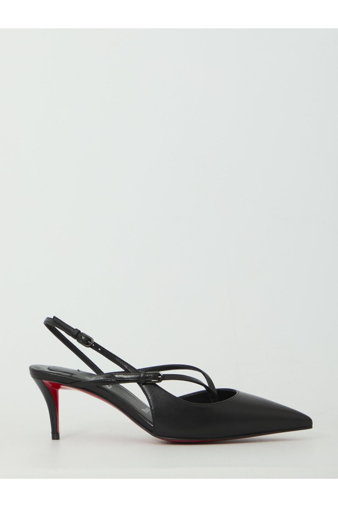 Christian Louboutin-OUTLET-SALE-Twistissimo slingback pumps-ARCHIVIST