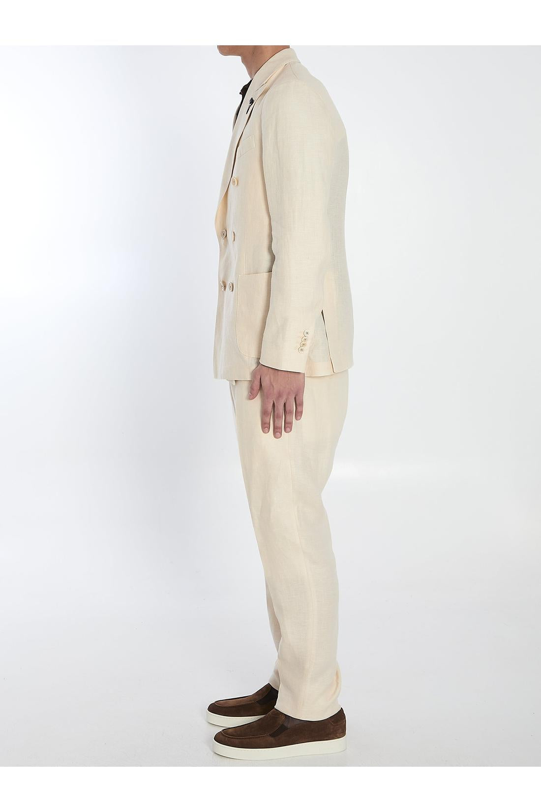 Lardini-OUTLET-SALE-Two-piece linen suit-ARCHIVIST