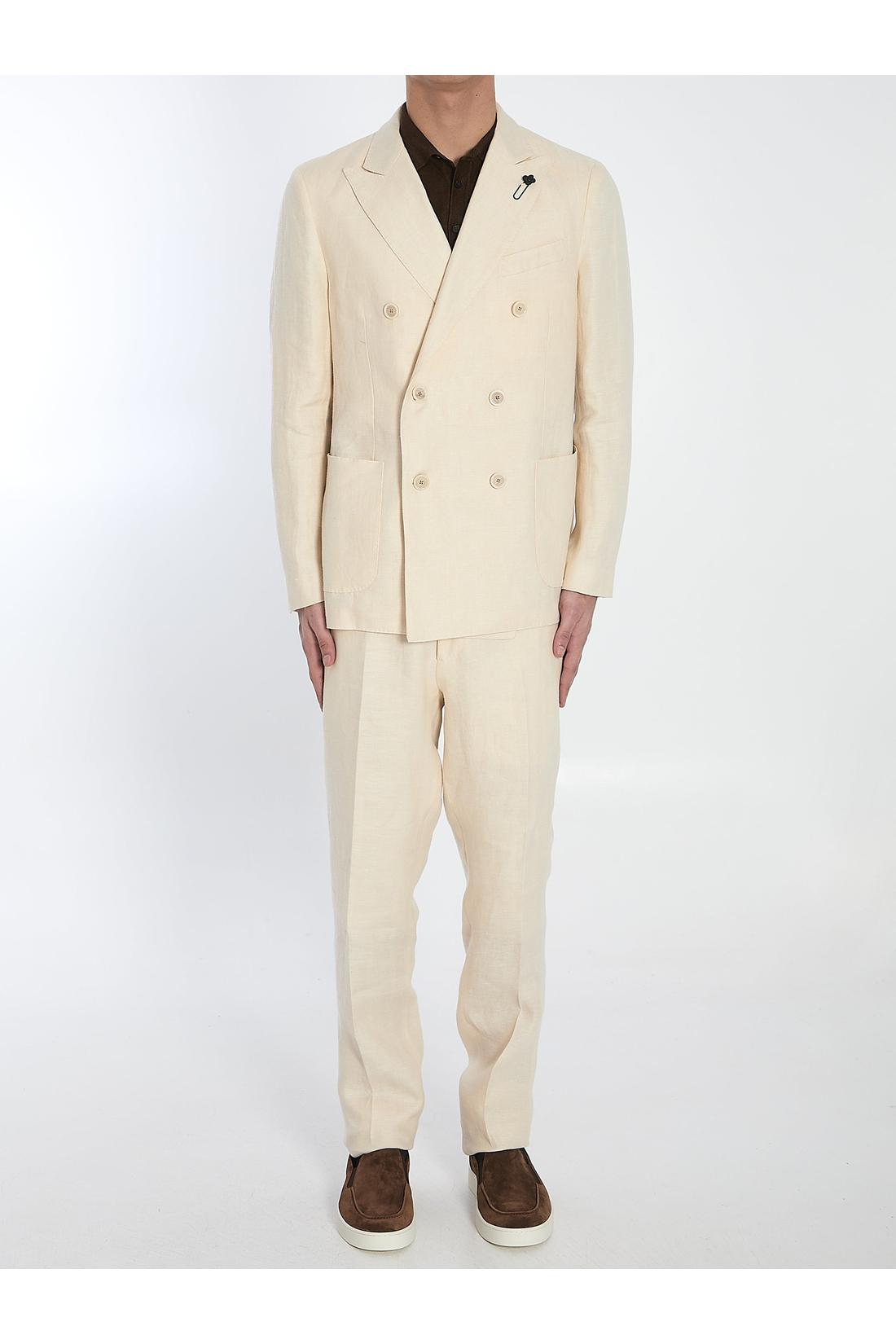 Lardini-OUTLET-SALE-Two-piece linen suit-ARCHIVIST