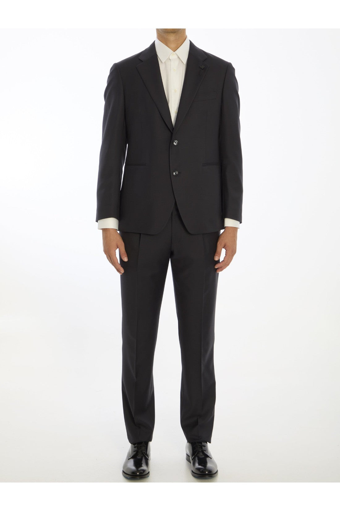 LARDINI-OUTLET-SALE-Two-piece suit in pure wool-ARCHIVIST