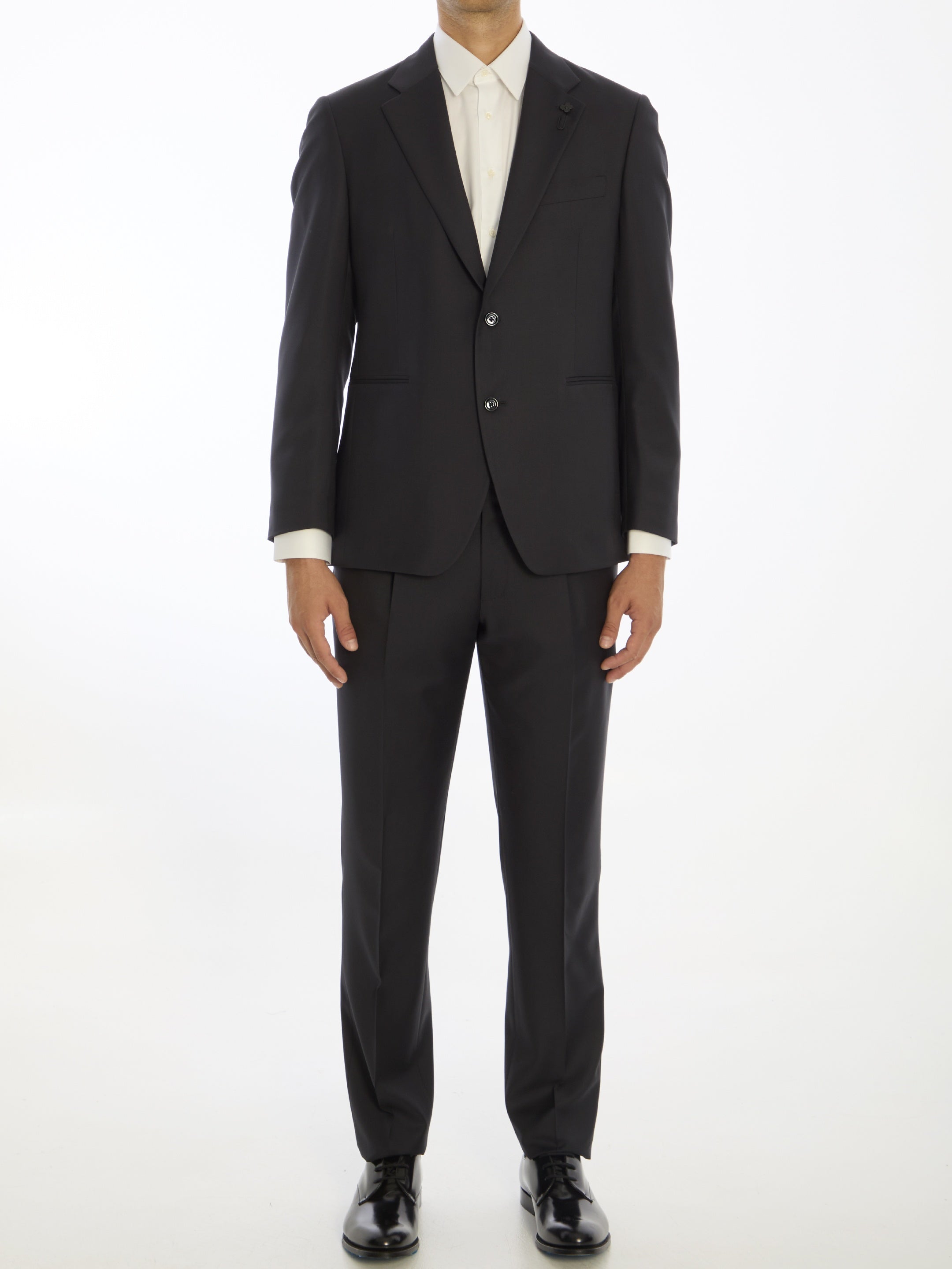 LARDINI-OUTLET-SALE-Two-piece suit in pure wool-ARCHIVIST