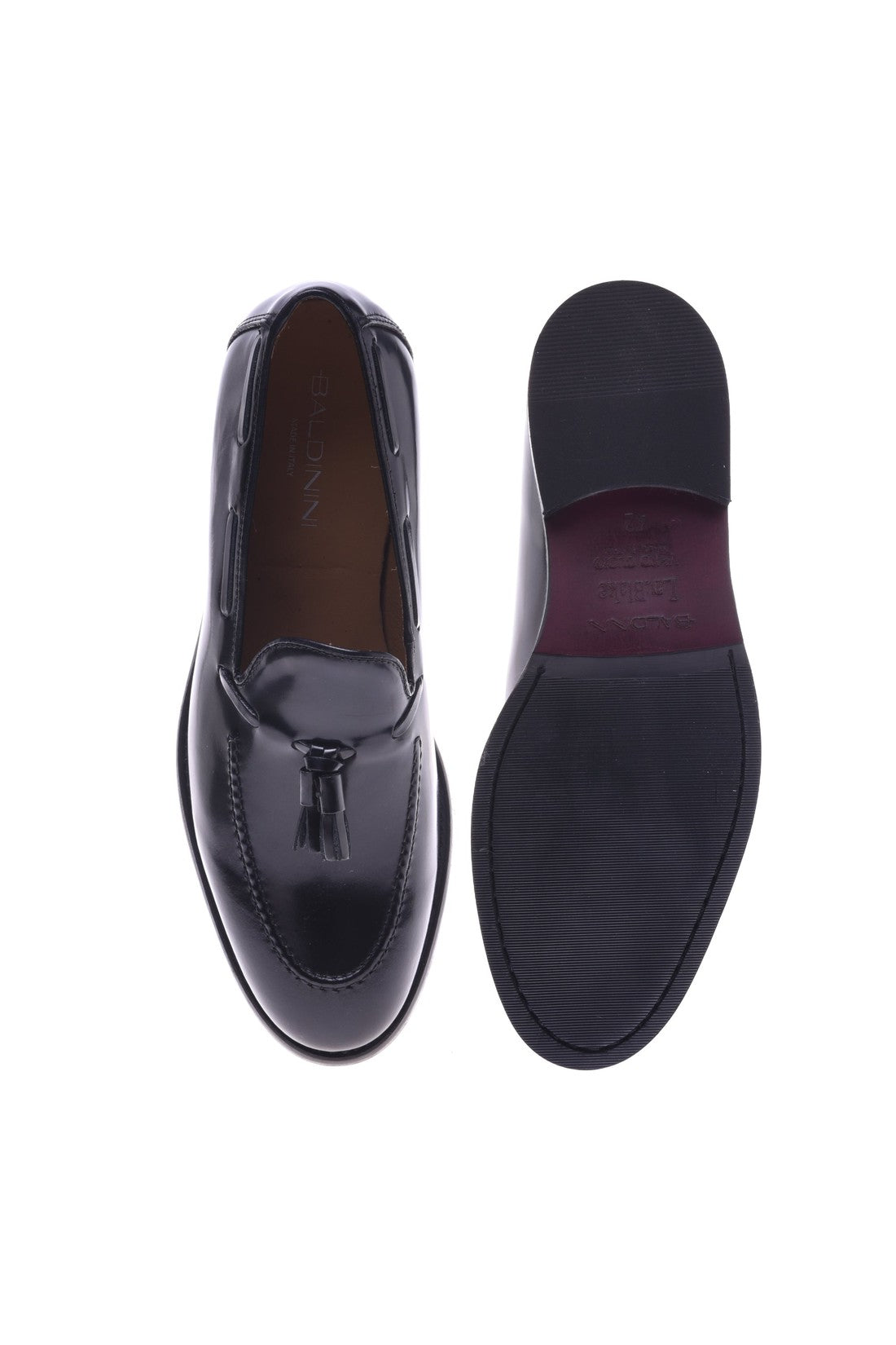 Loafer in black shiny calfskin