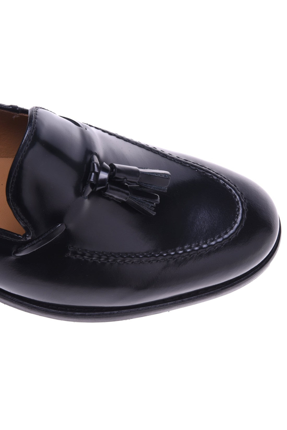 Loafer in black shiny calfskin