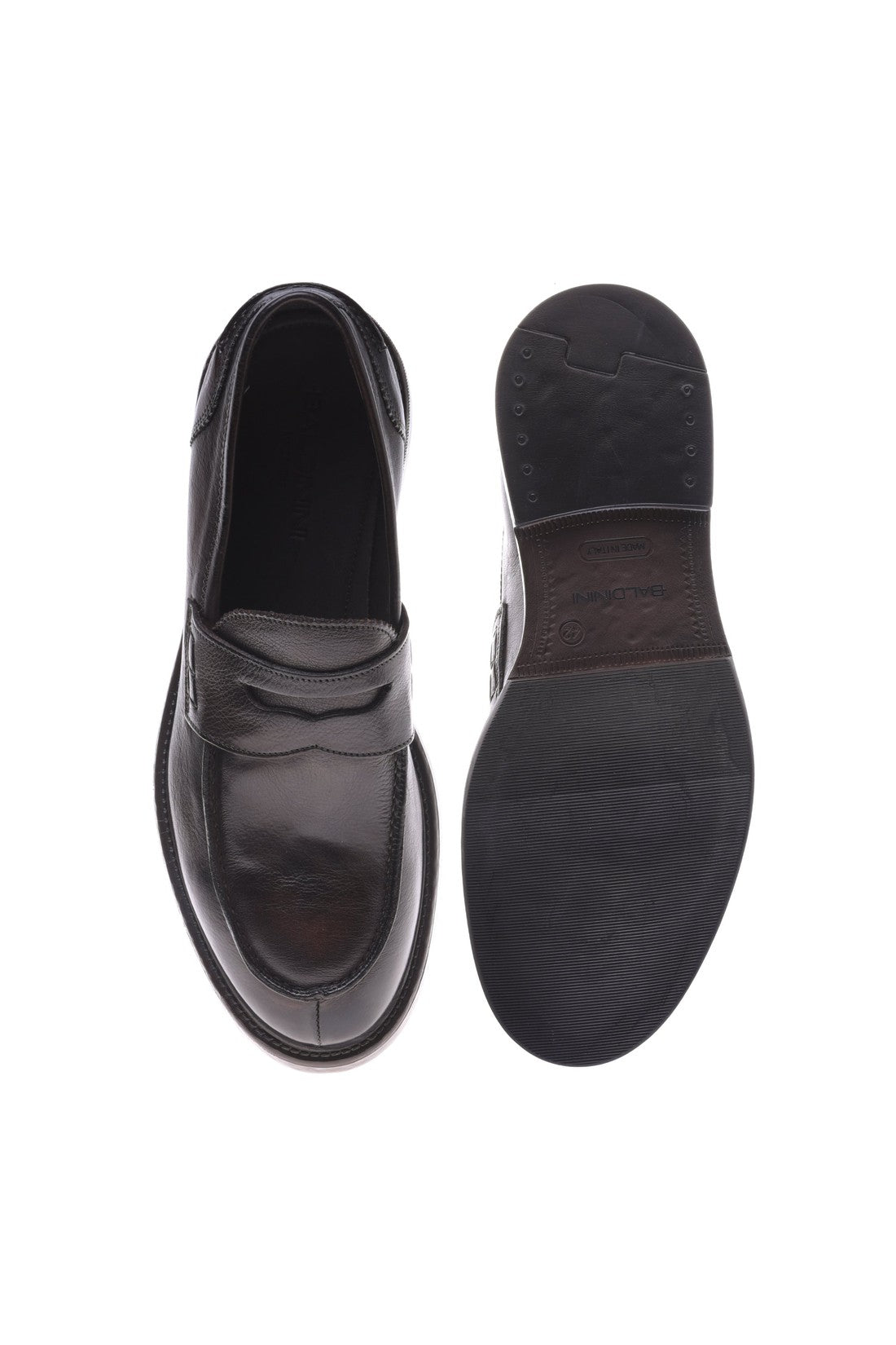 Loafer in dark brown leather