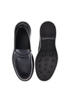 Baldinini-Black brushed leather loafers-Flache Schuhe-Black-Deal-Outlet-by-ARCHIVIST