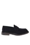 Baldinini-Blue suede leather loafers-Flache Schuhe-Black-Deal-Outlet-by-ARCHIVIST