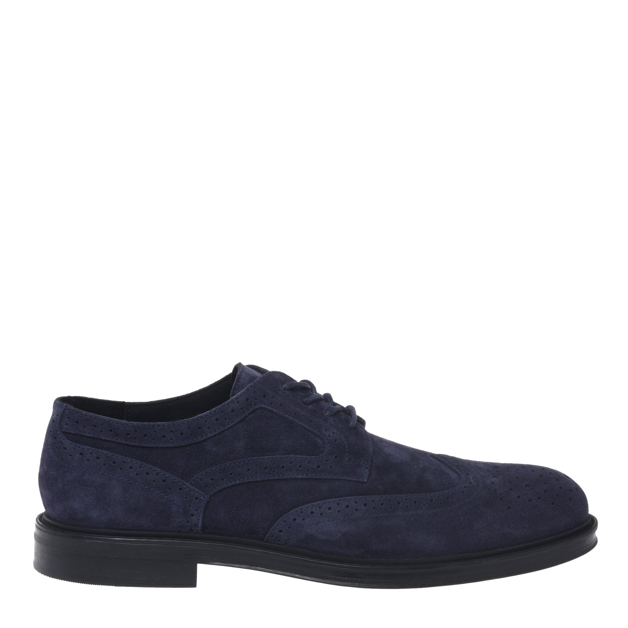 Lace-up in suede blue-Baldinini-OUTLET-43-BALTICO-ARCHIVIST-ARCHIVE-SALE