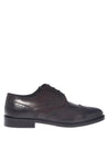 Baldinini-Dark brown leather lace-up shoes-Flache Schuhe-Black-Deal-Outlet-by-ARCHIVIST