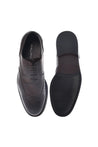 Baldinini-Dark brown leather lace-up shoes-Flache Schuhe-Black-Deal-Outlet-by-ARCHIVIST