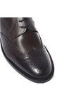 Baldinini-Dark brown leather lace-up shoes-Flache Schuhe-Black-Deal-Outlet-by-ARCHIVIST