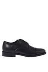 Baldinini-Black leather lace-ups-Flache Schuhe-Black-Deal-Outlet-by-ARCHIVIST
