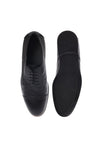 Baldinini-Black leather lace-ups-Flache Schuhe-Black-Deal-Outlet-by-ARCHIVIST