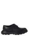 Baldinini-Washed-out black leather and tumbled leather loafers-Flache Schuhe-Black-Deal-Outlet-by-ARCHIVIST
