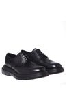 Baldinini-Washed-out blue leather and tumbled leather loafers-Flache Schuhe-Black-Deal-Outlet-by-ARCHIVIST