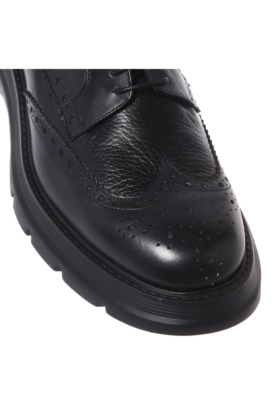 Baldinini-Washed-out blue leather and tumbled leather loafers-Flache Schuhe-Black-Deal-Outlet-by-ARCHIVIST