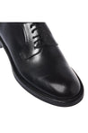 Baldinini-Black aged leather lace-ups-Flache Schuhe-Black-Deal-Outlet-by-ARCHIVIST