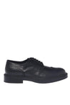 Baldinini-Black leather lace-up shoes﻿-Flache Schuhe-Black-Deal-Outlet-by-ARCHIVIST