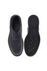 Baldinini-Black leather lace-up shoes﻿-Flache Schuhe-Black-Deal-Outlet-by-ARCHIVIST