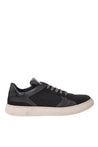 Baldinini-Grey suede leather and wool trainers-Sneaker-Black-Deal-Outlet-by-ARCHIVIST