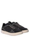 Baldinini-Grey suede leather and wool trainers-Sneaker-Black-Deal-Outlet-by-ARCHIVIST