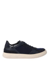 Baldinini-Blue suede leather and wool trainers-Sneaker-Black-Deal-Outlet-by-ARCHIVIST