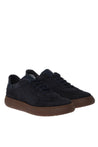 Baldinini-Blue suede leather trainers-Sneaker-Black-Deal-Outlet-by-ARCHIVIST