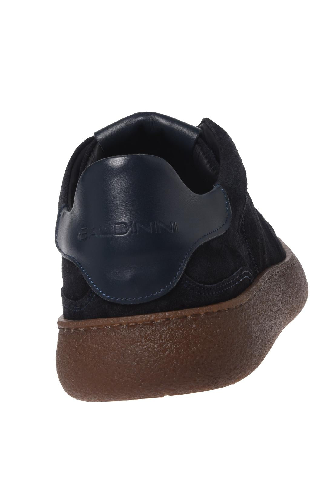 Baldinini-Blue suede leather trainers-Sneaker-Black-Deal-Outlet-by-ARCHIVIST
