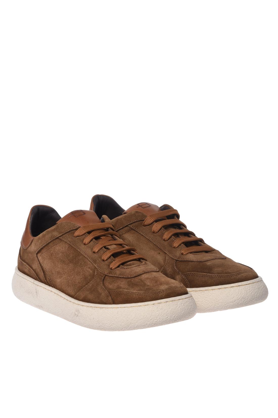 Baldinini-Brown suede leather trainers-Sneaker-Black-Deal-Outlet-by-ARCHIVIST